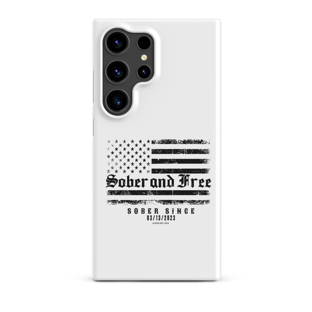 Sober & Free Snap Recovery Phone Case product photo (view 20)