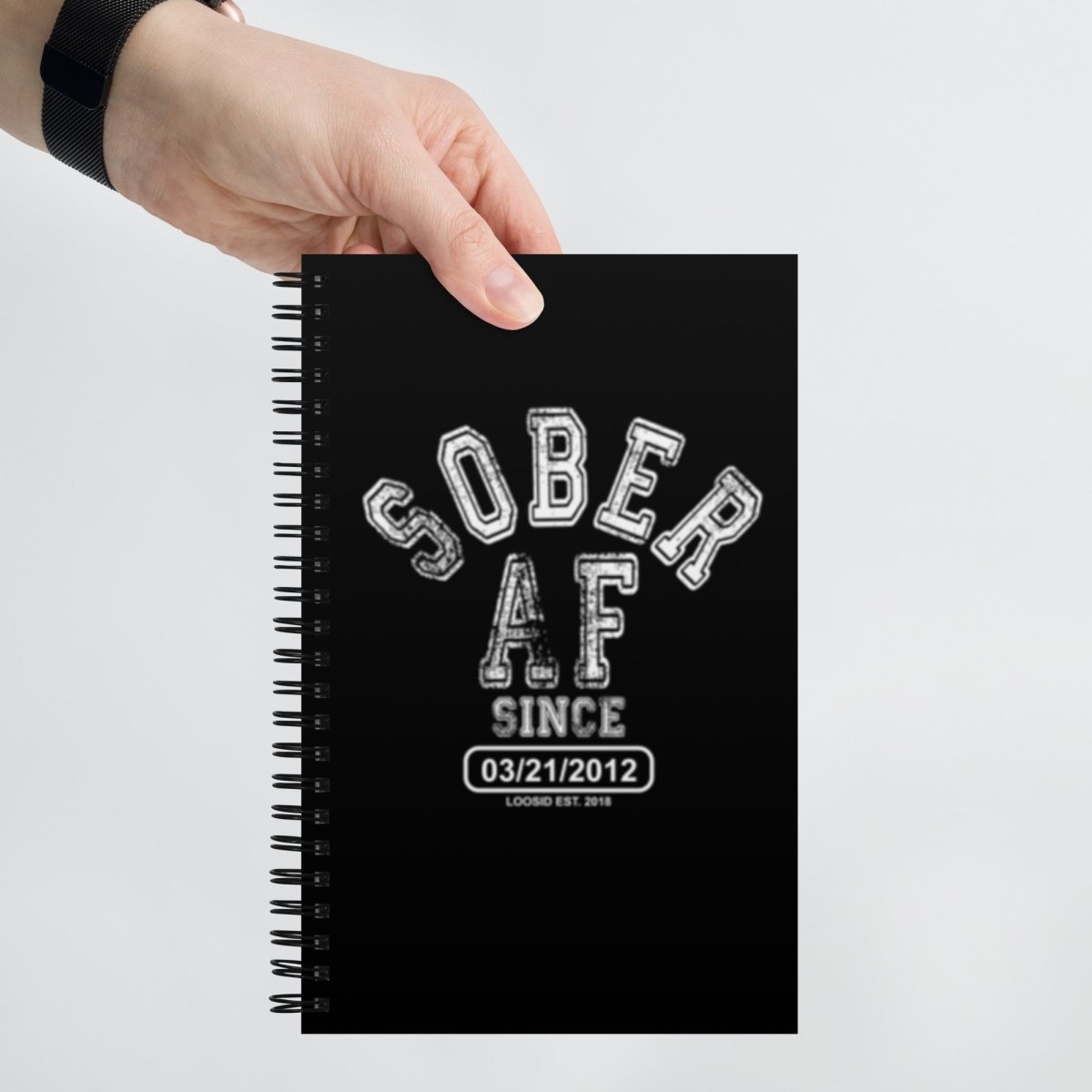 Sober AF Sober Journal flat lay styled image (view 3)