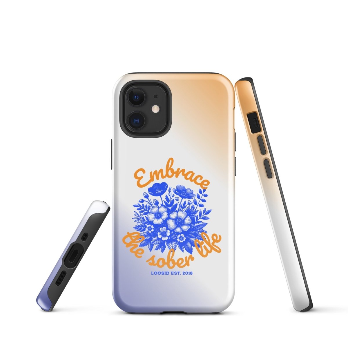 Embrace Sobriety Recovery Phone Case lifestyle view (view 5)