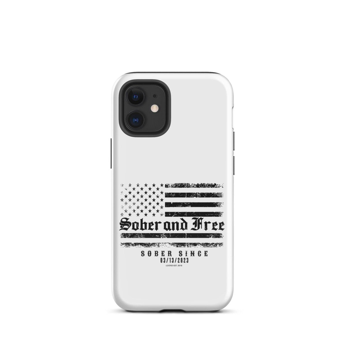 Sober & Free Recovery Phone Case lifestyle view (view 5)