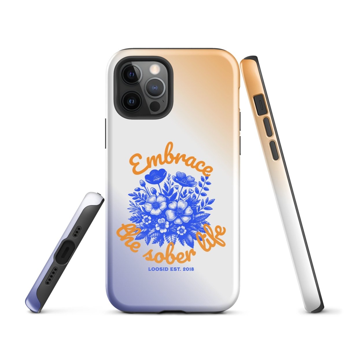 Embrace Sobriety Recovery Phone Case back view (view 7)