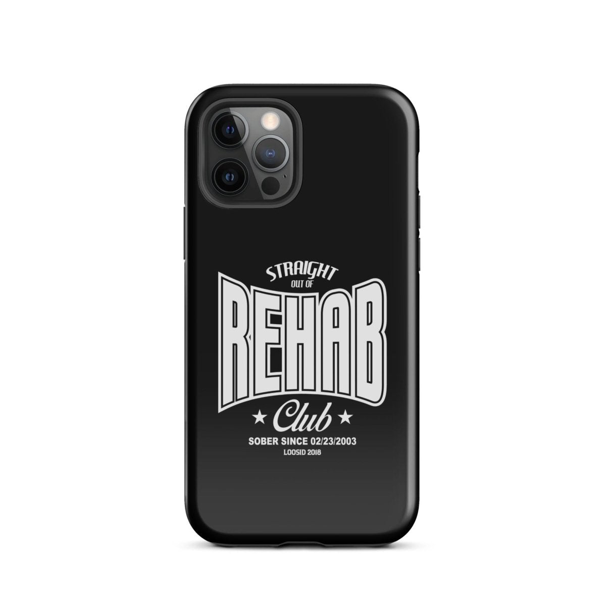 Straight Out of Rehab Recovery Phone Case back view (view 7)