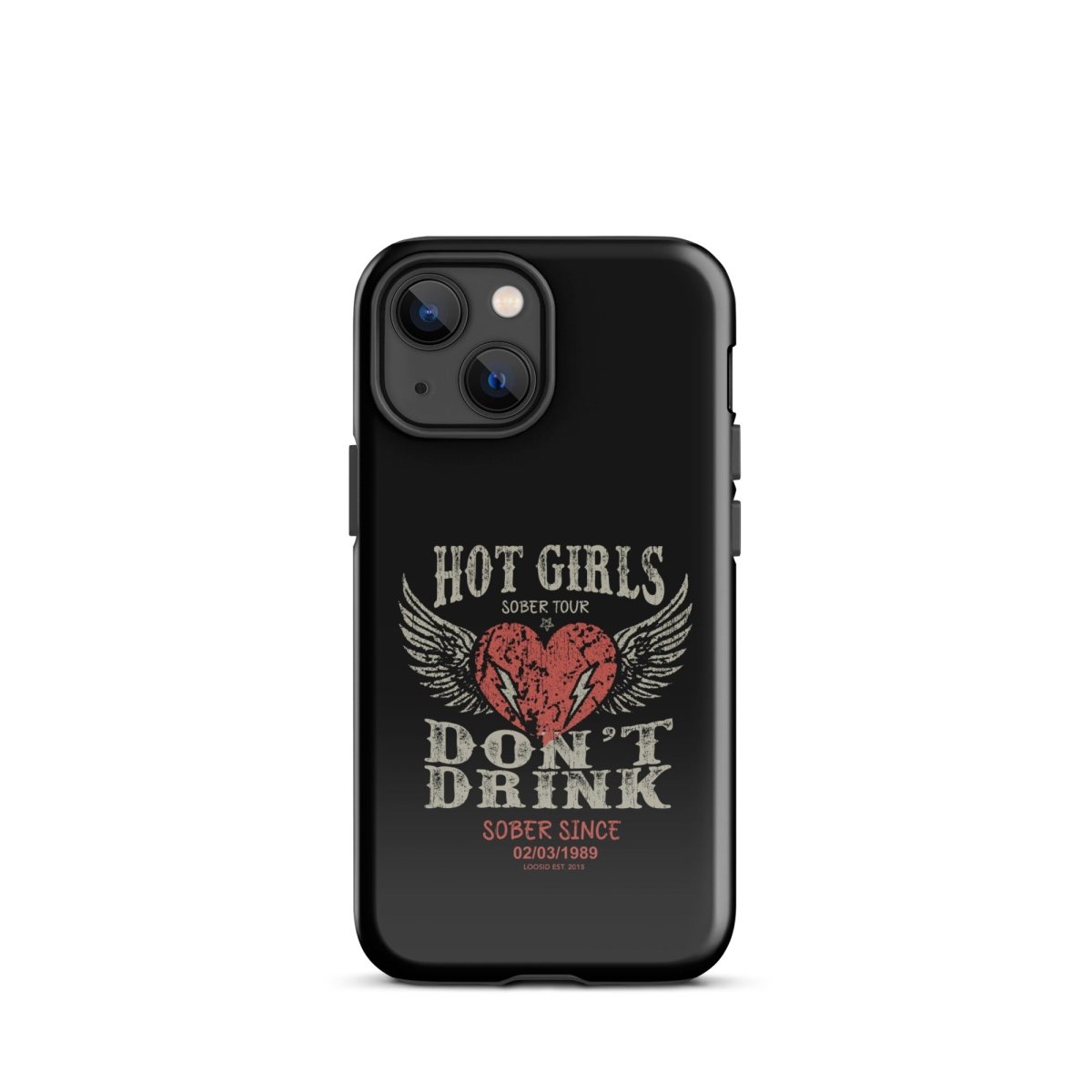 Hot Girls Don't Drink Recovery Phone Case fit detail (view 9)