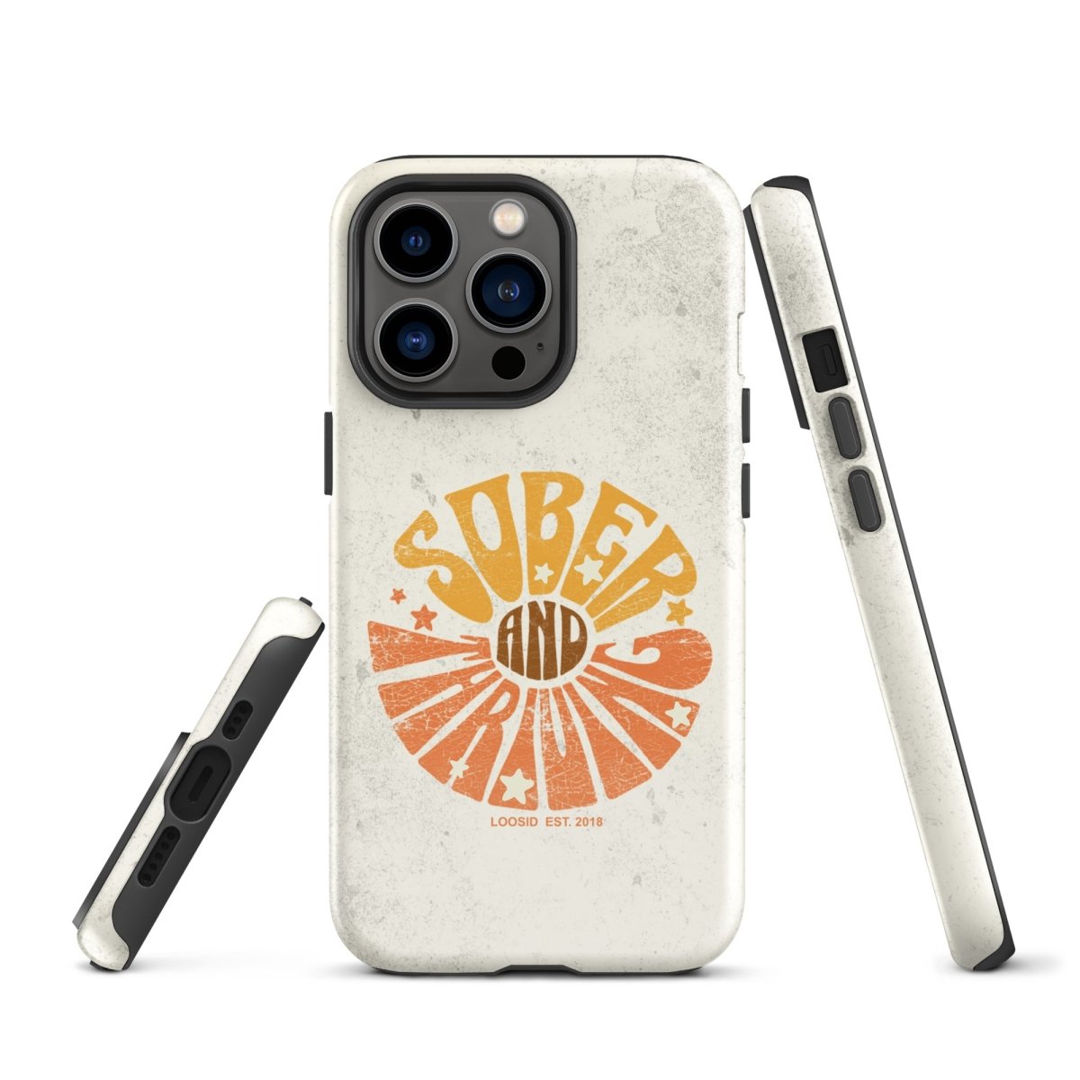 Sober & Thriving Recovery Phone Case featuring the design (view 11)