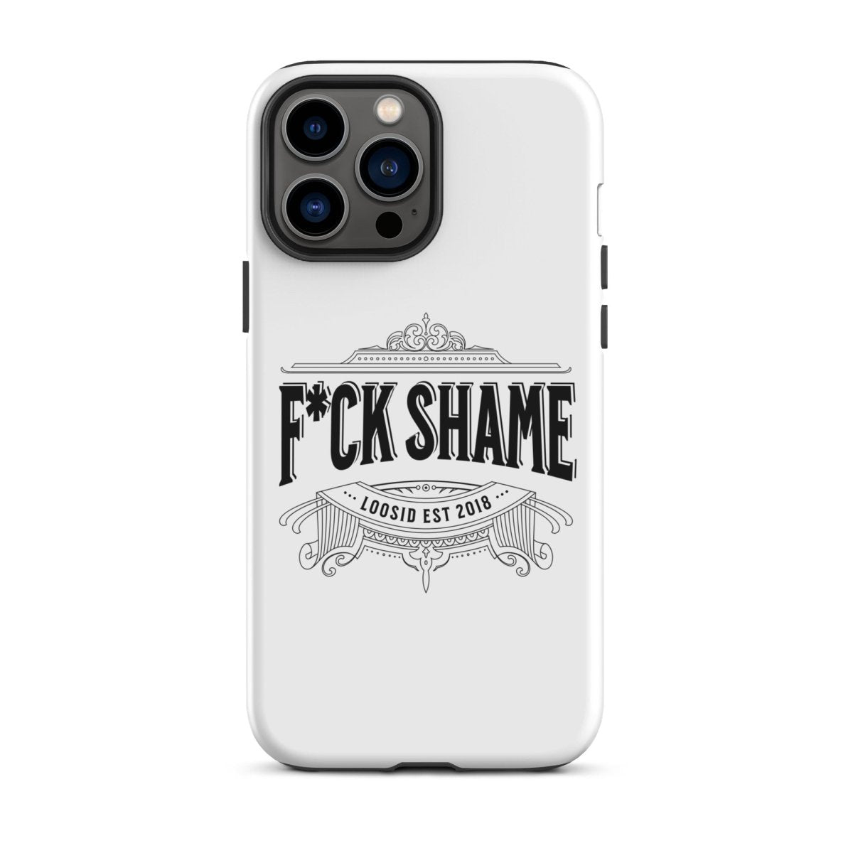 F*ck Shame Recovery Phone Case flat lay styled image (view 13)