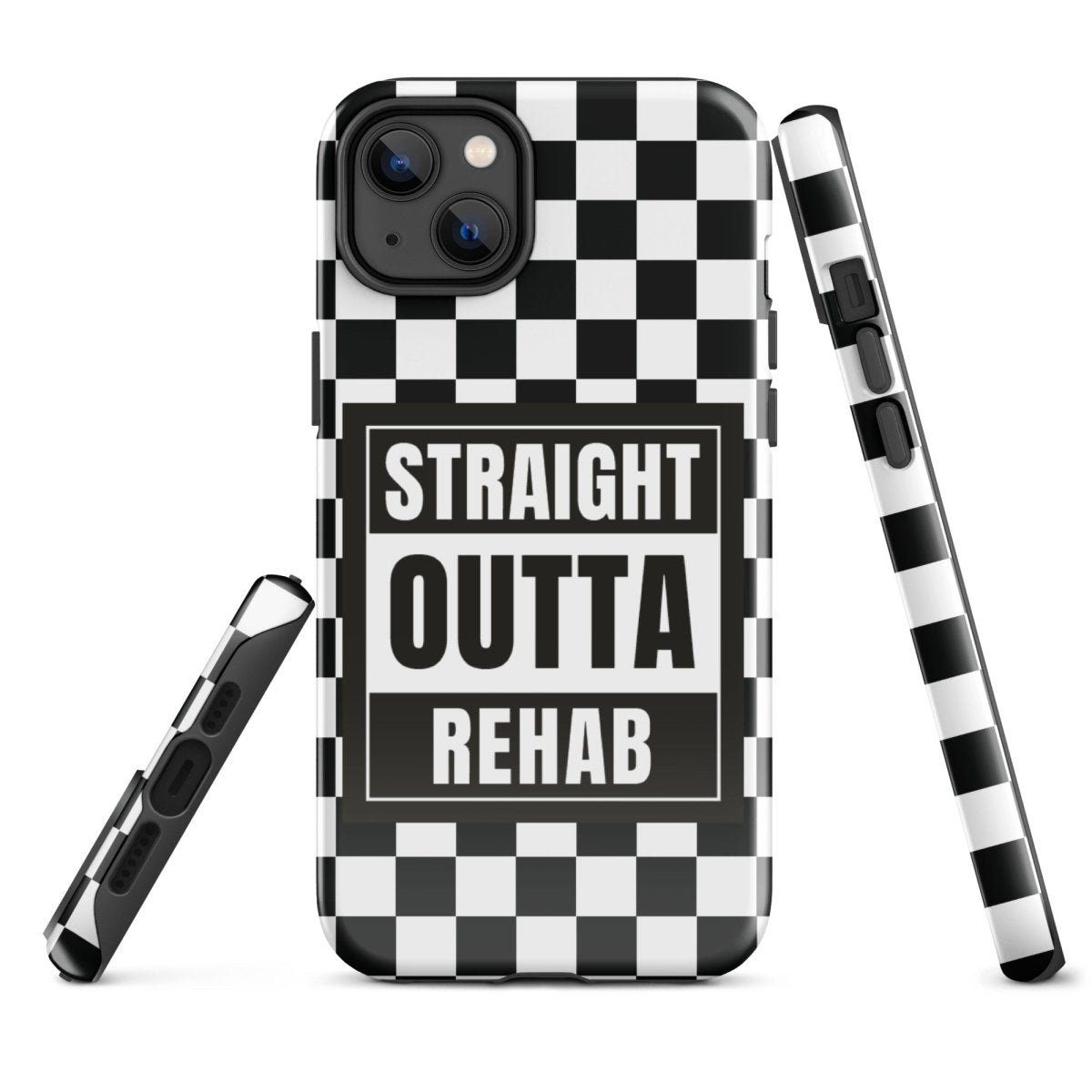 Straight outta of Rehab Recovery Phone Case graphic detail (view 14)