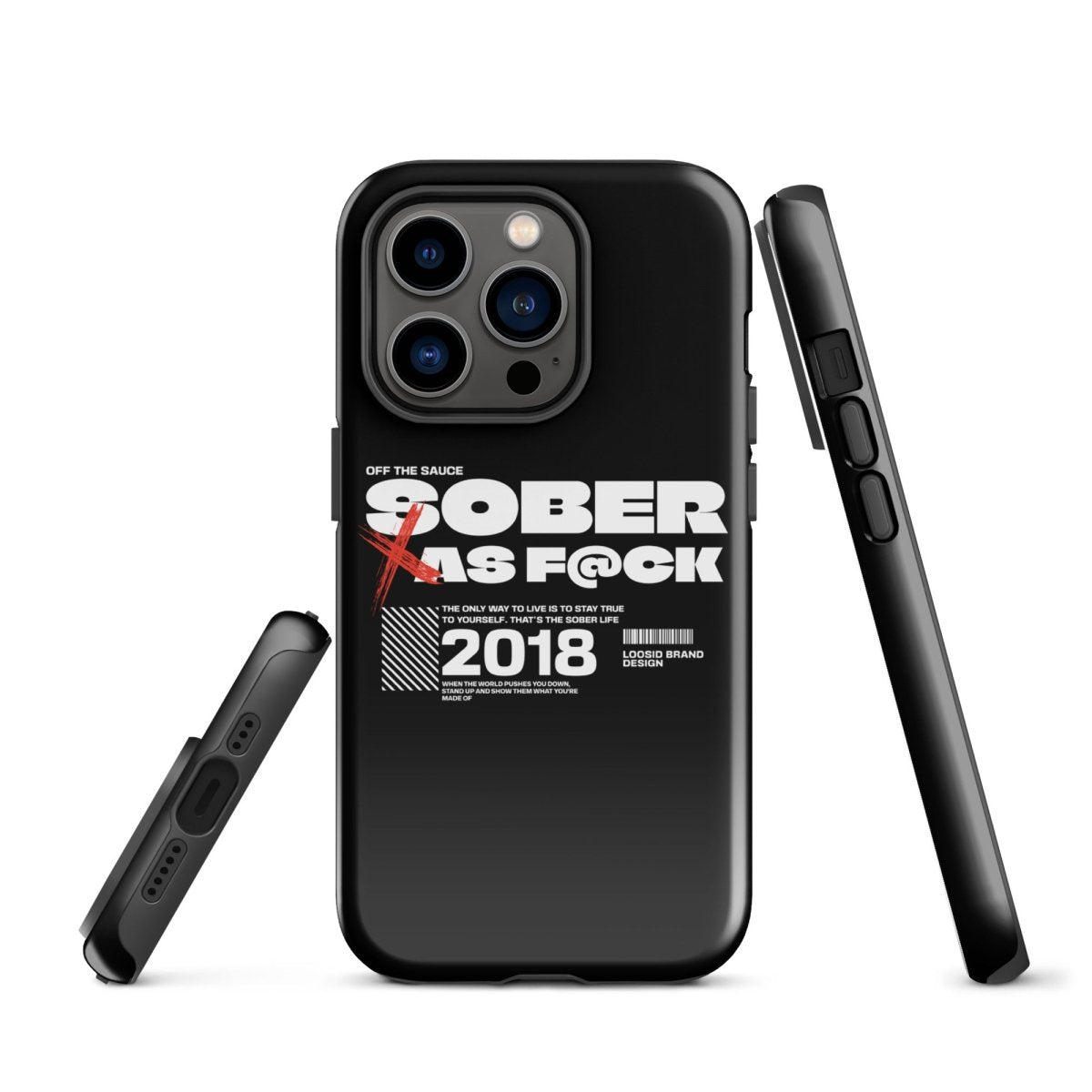 Sober As F*ck Recovery Phone Case lifestyle view (view 15)