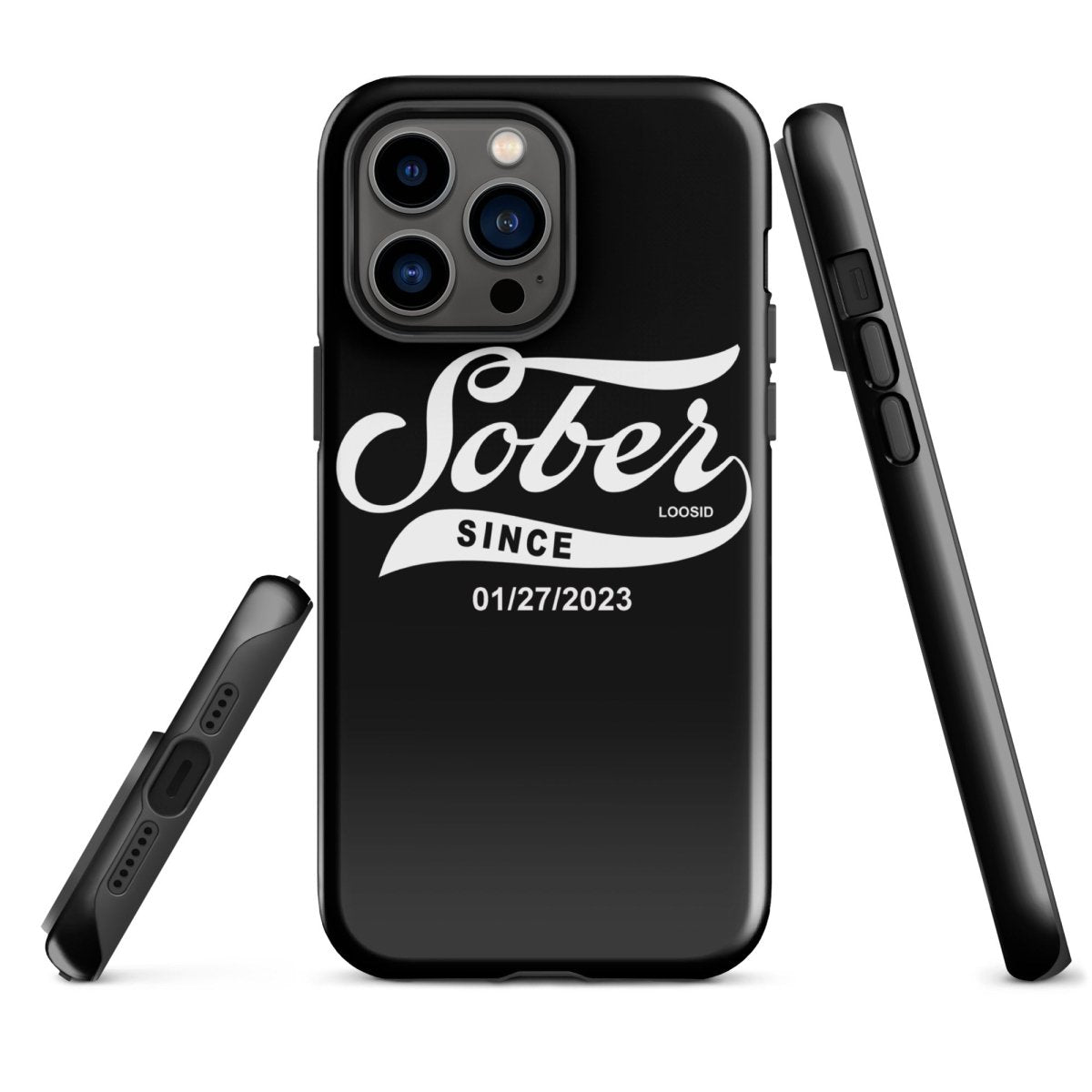 Sober Since Recovery Phone Case side view (view 16)