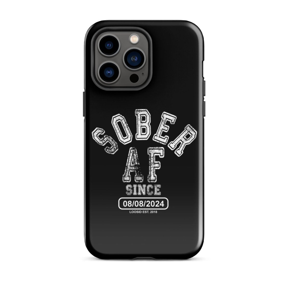 Sober AF Recovery Phone Case side view (view 16)