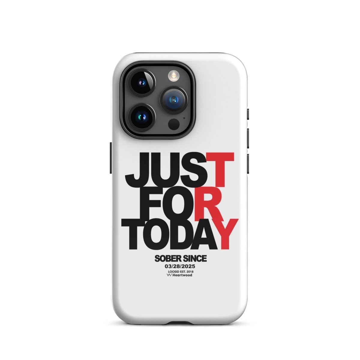 Just For Today Recovery Phone Case packaging detail (view 18)
