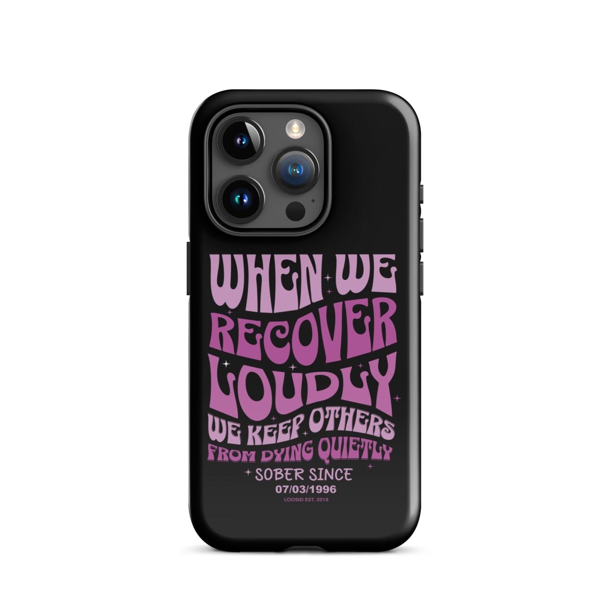 When We Recover Loud Recovery Phone Case fit detail (view 19)