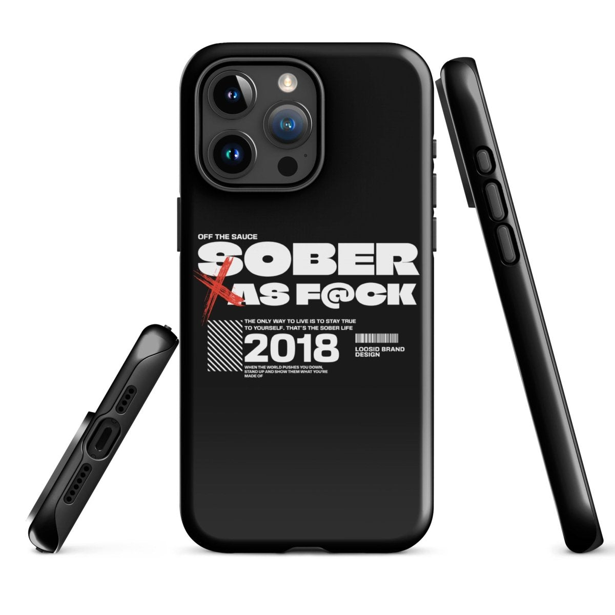 Sober As F*ck Recovery Phone Case product photo (view 20)