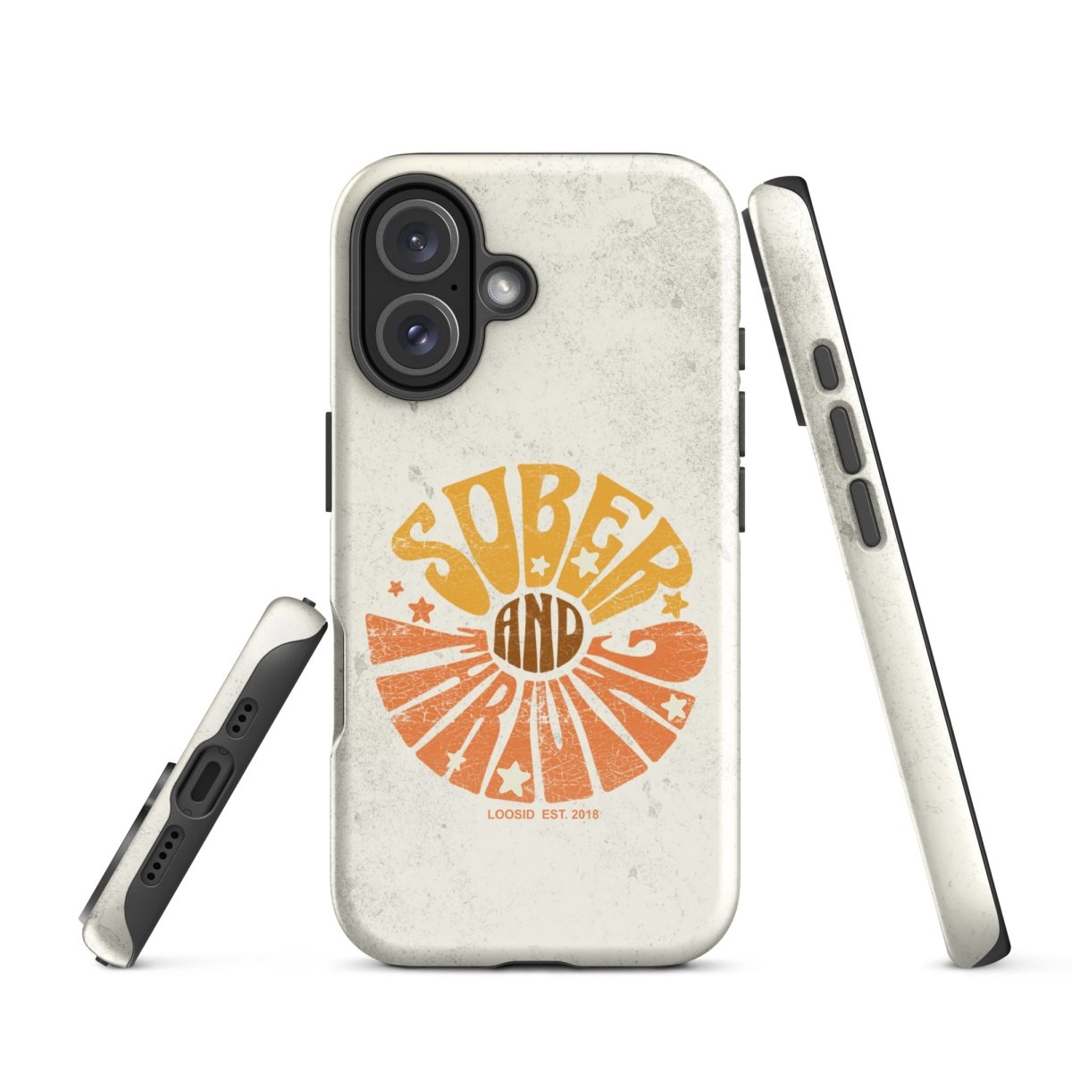 Sober & Thriving Recovery Phone Case featuring the design (view 21)