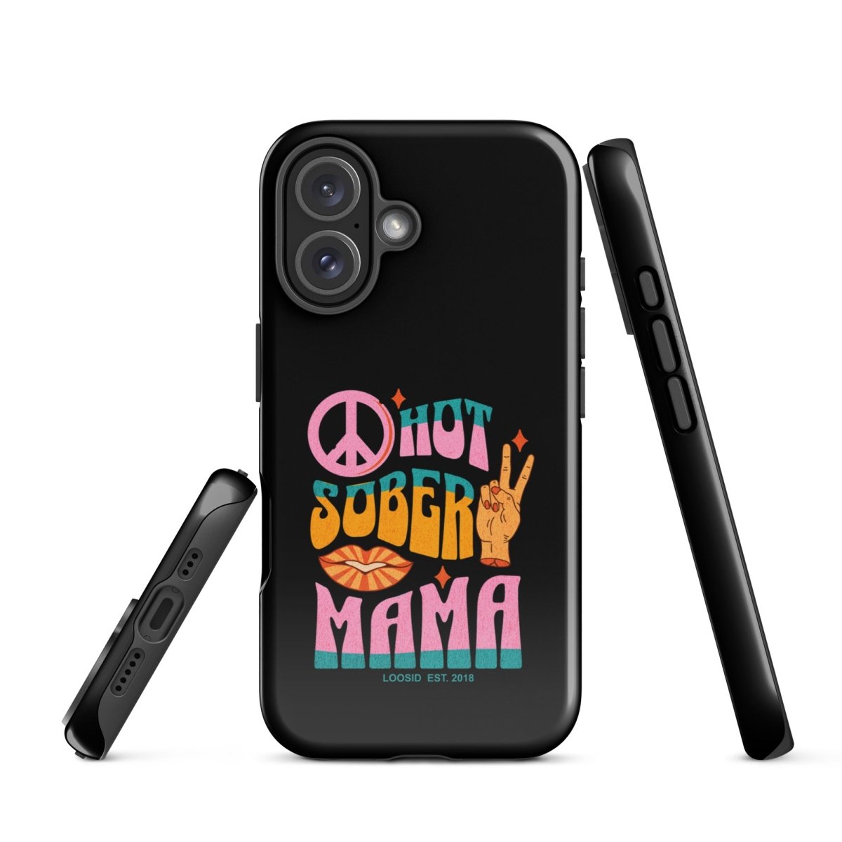 Hot Sober Mama Recovery Phone Case featuring the design (view 21)