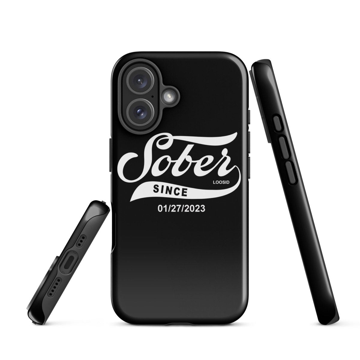 Sober Since Recovery Phone Case featuring the design (view 21)