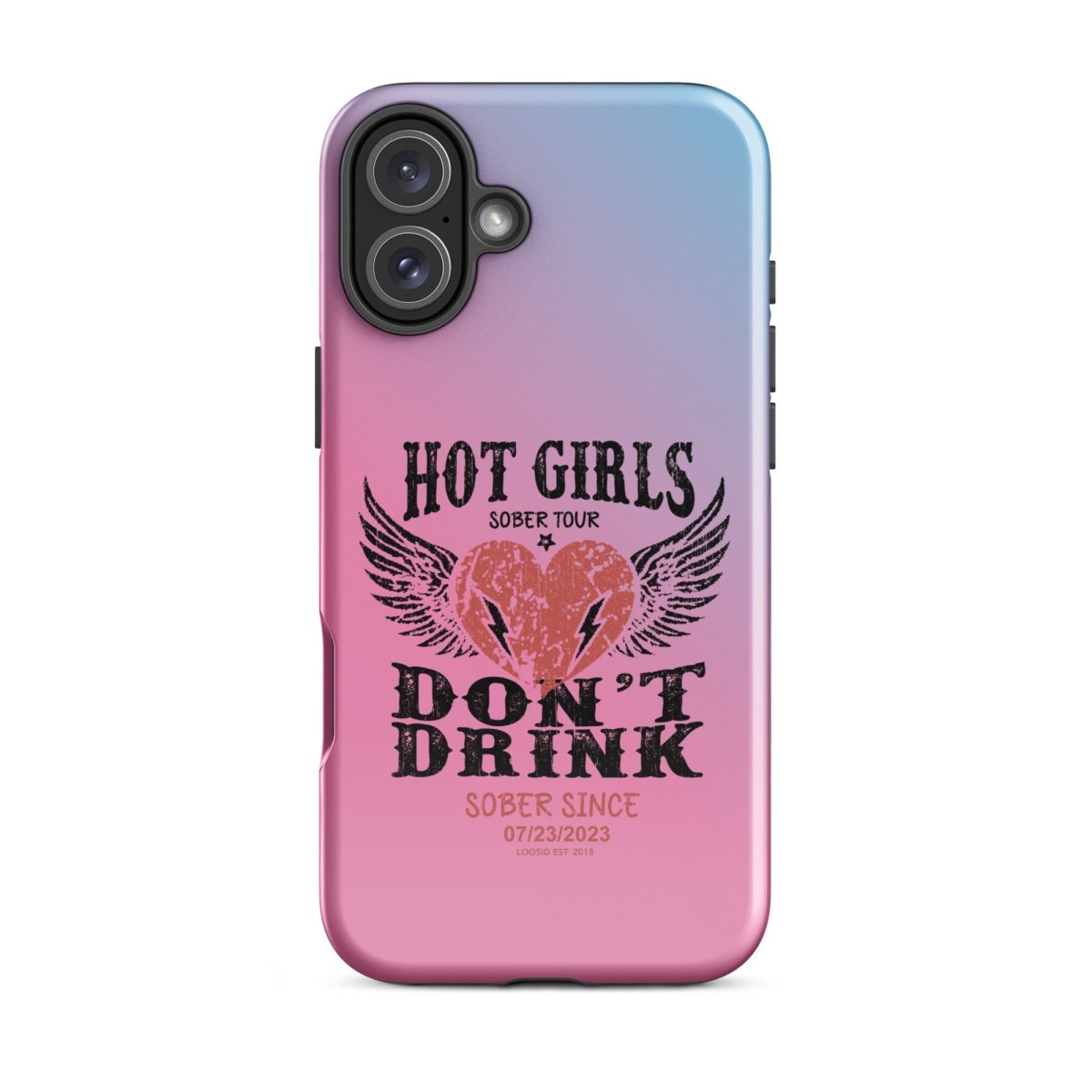 Hot Girls Don't Drink Recovery Phone Case featuring the design (view 21)