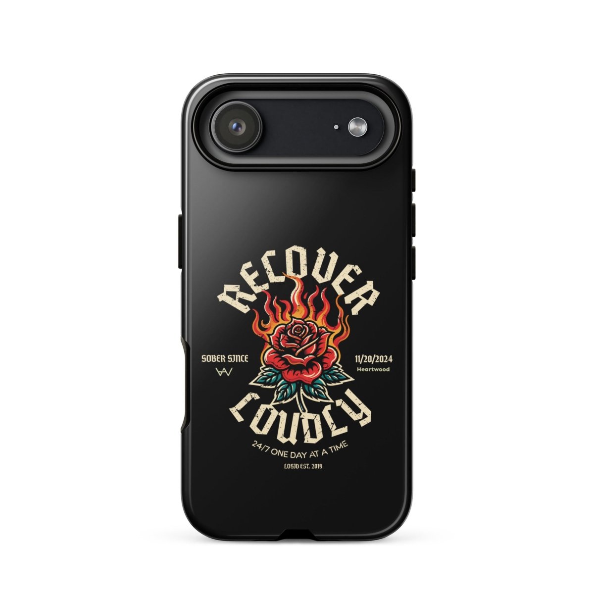 Recover Loudly Recovery Phone Case lifestyle view (view 25)