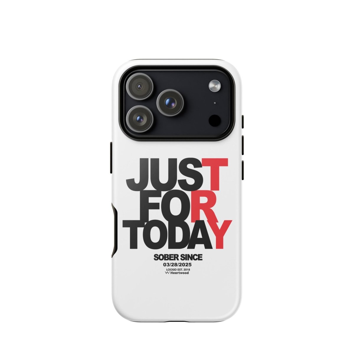 Just For Today Recovery Phone Case side view (view 26)