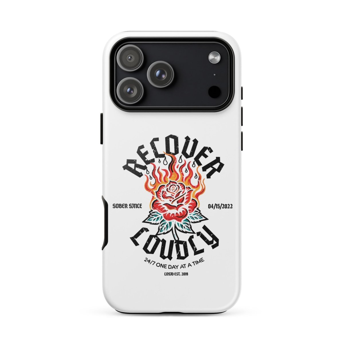 Recover Loudly Recovery Phone Case packaging detail (view 28)