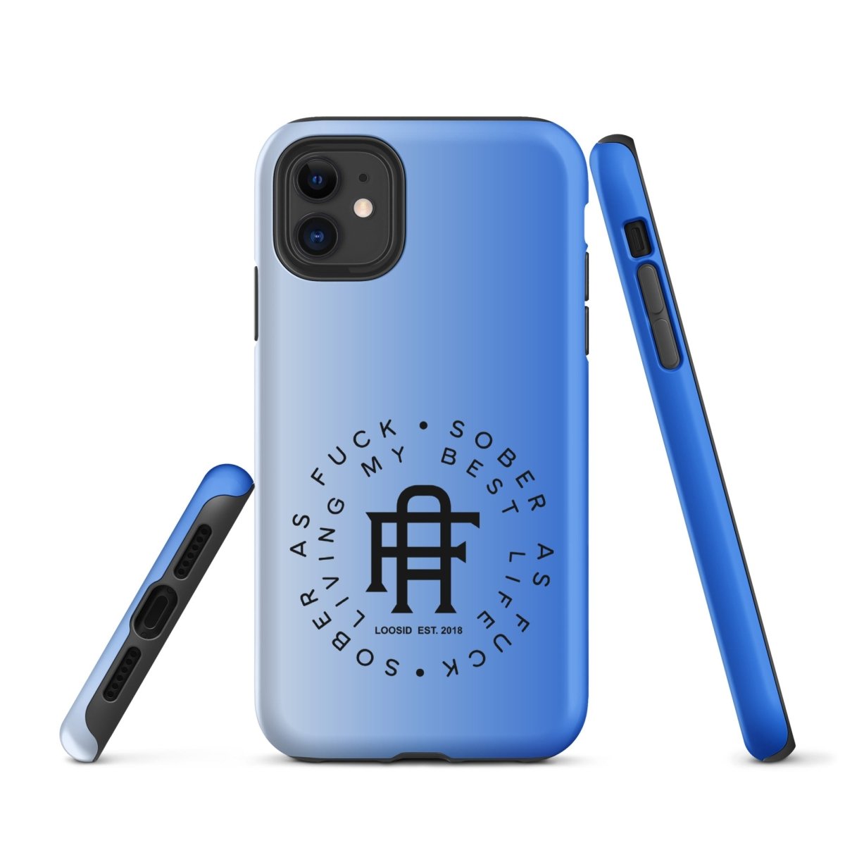 Loosid Living My Best Life Recovery Phone Case featuring the design