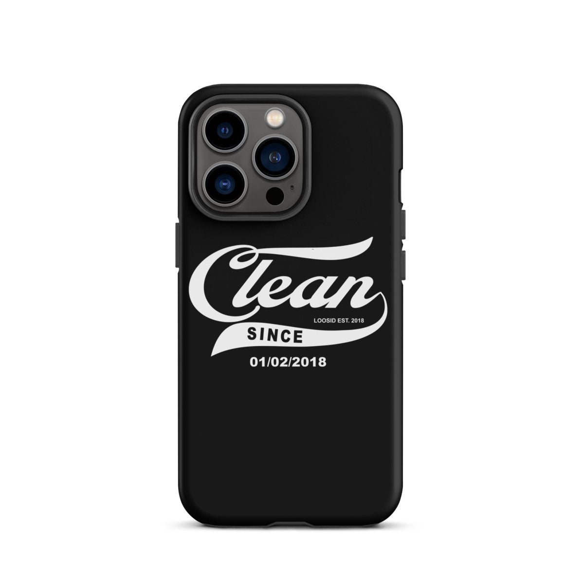 Clean Since Recovery Phone Case featuring the design (view 11)