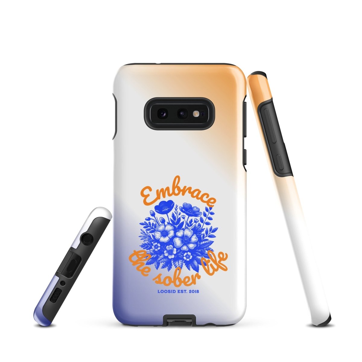 Embrace The Sober Life Recovery Phone Case graphic detail (view 4)