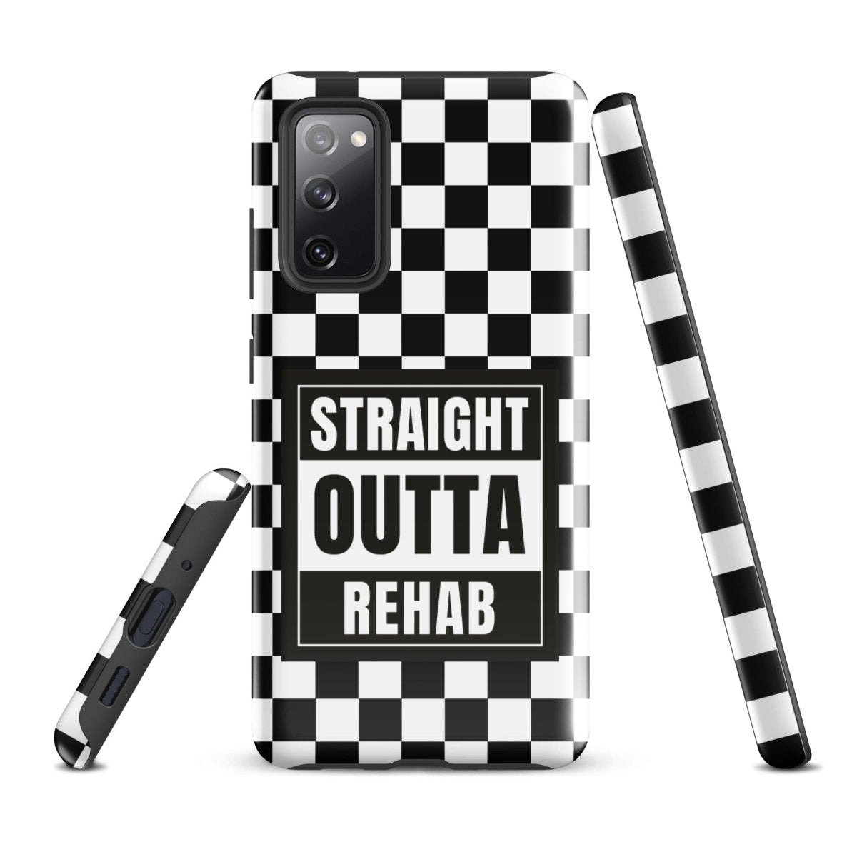 Straight Outta Rehab Recovery Phone Case back view (view 7)
