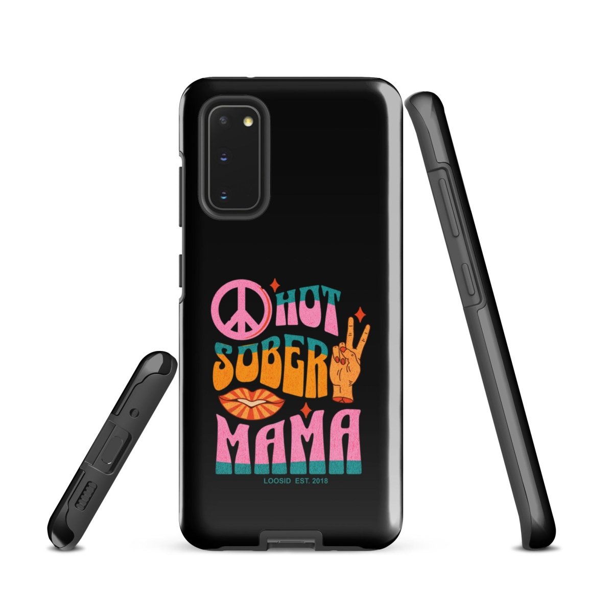 Hot Sober Mama Recovery Phone Case side view (view 6)
