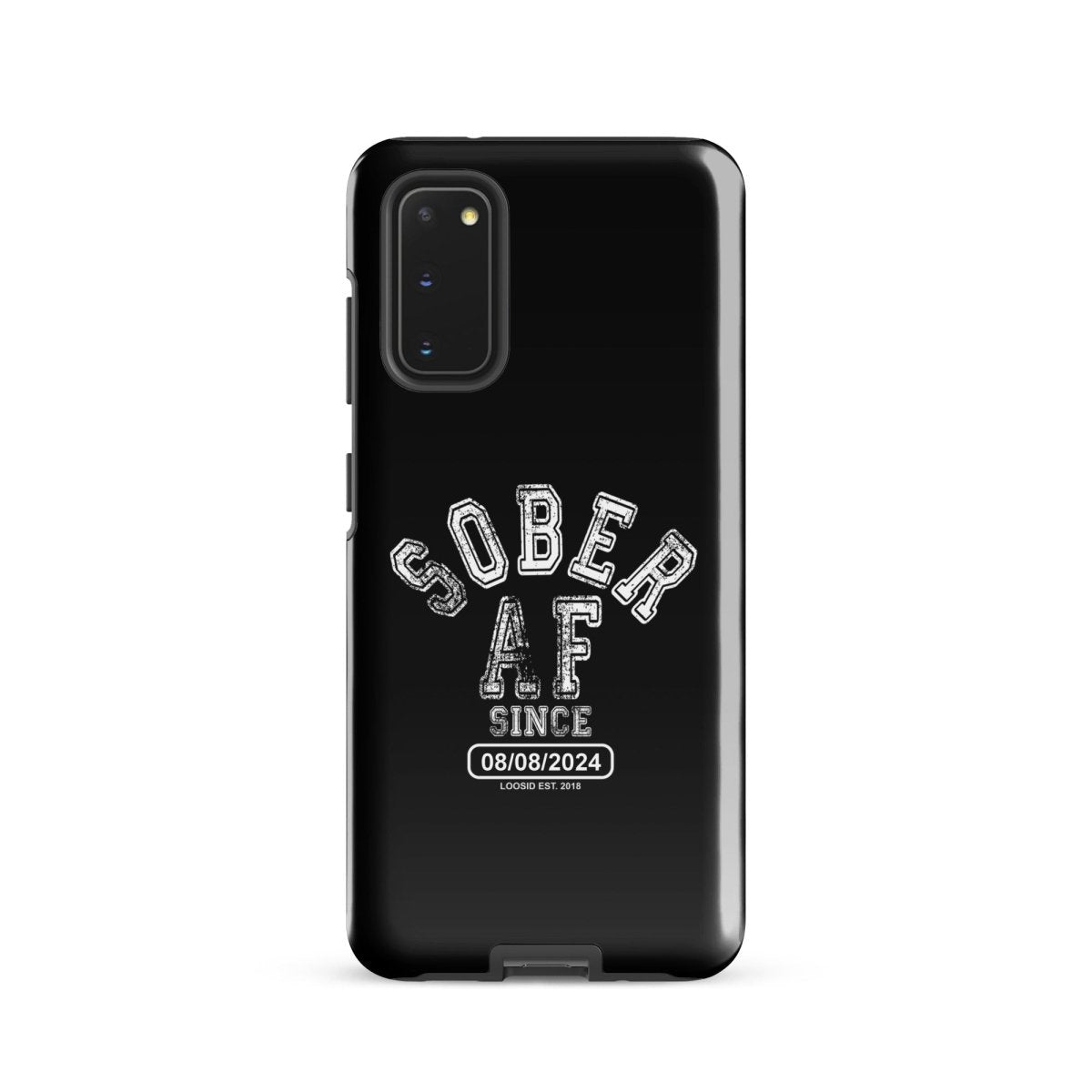 Sober AF Recovery Phone Case close-up view (view 2)