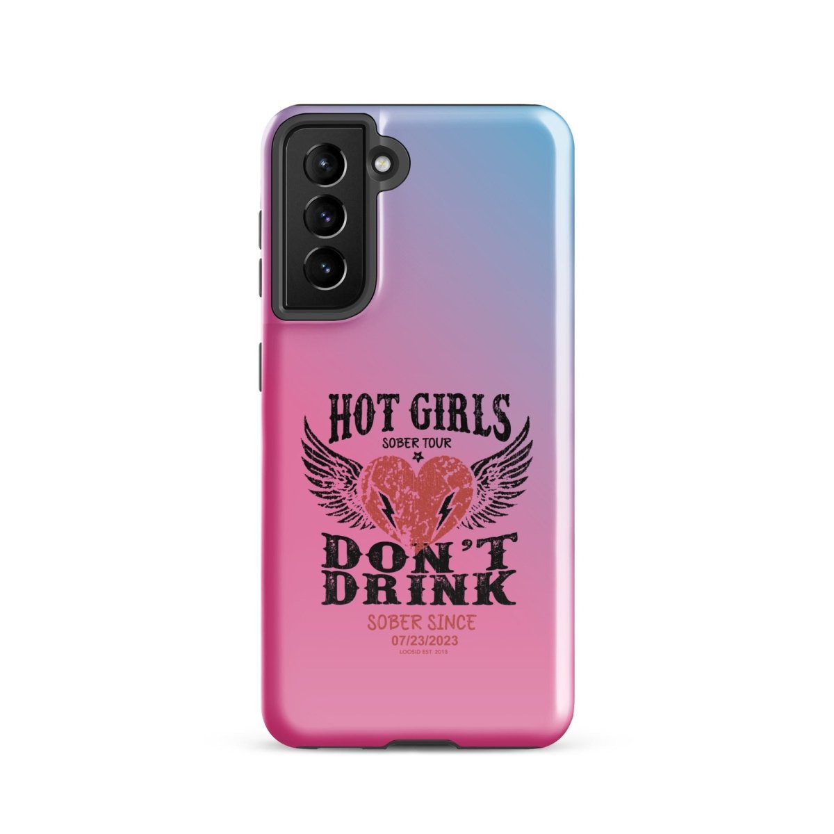 Hot Girls don't Drink Recovery Phone Case packaging detail (view 8)
