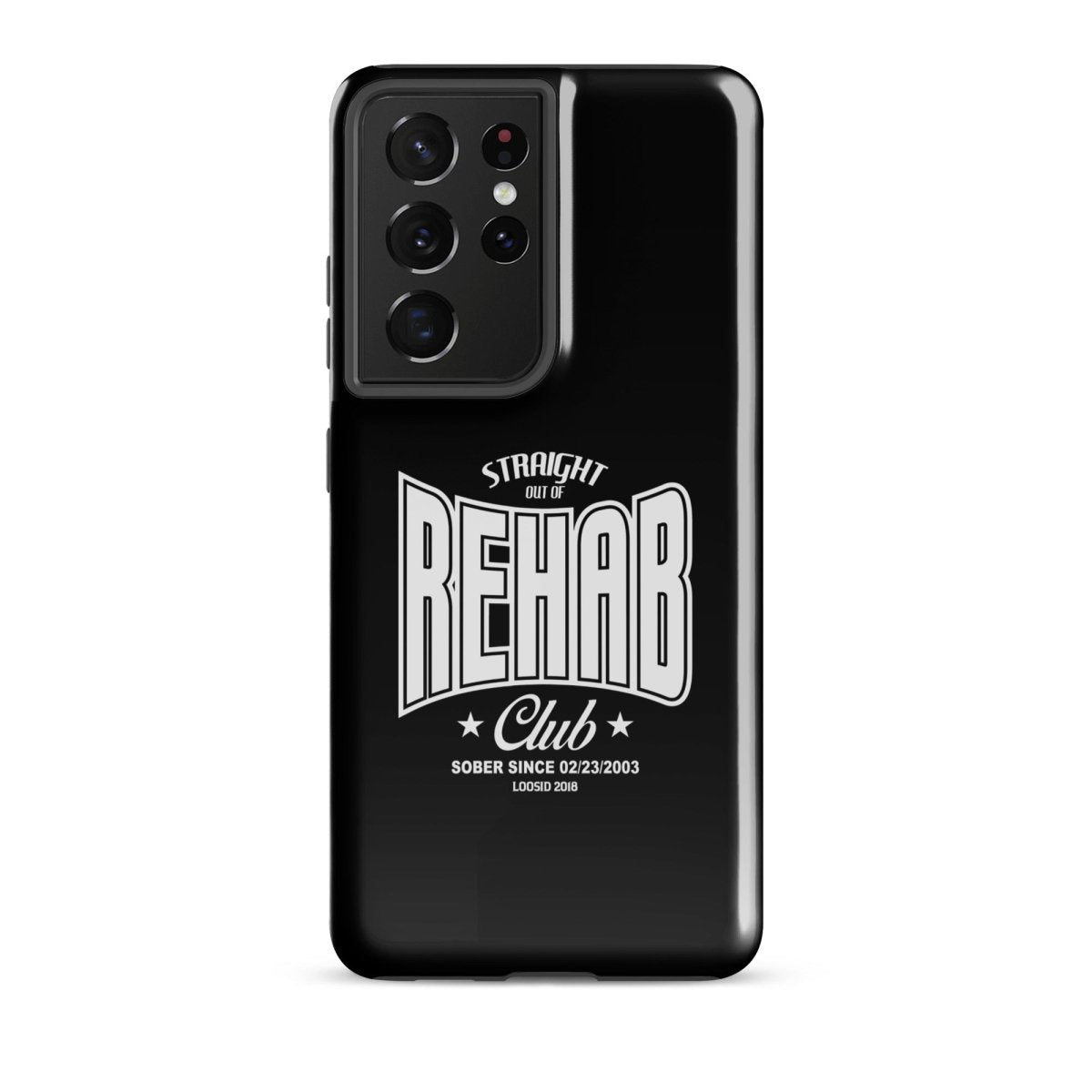 Straight Out of Rehab Recovery Phone Case back view (view 7)