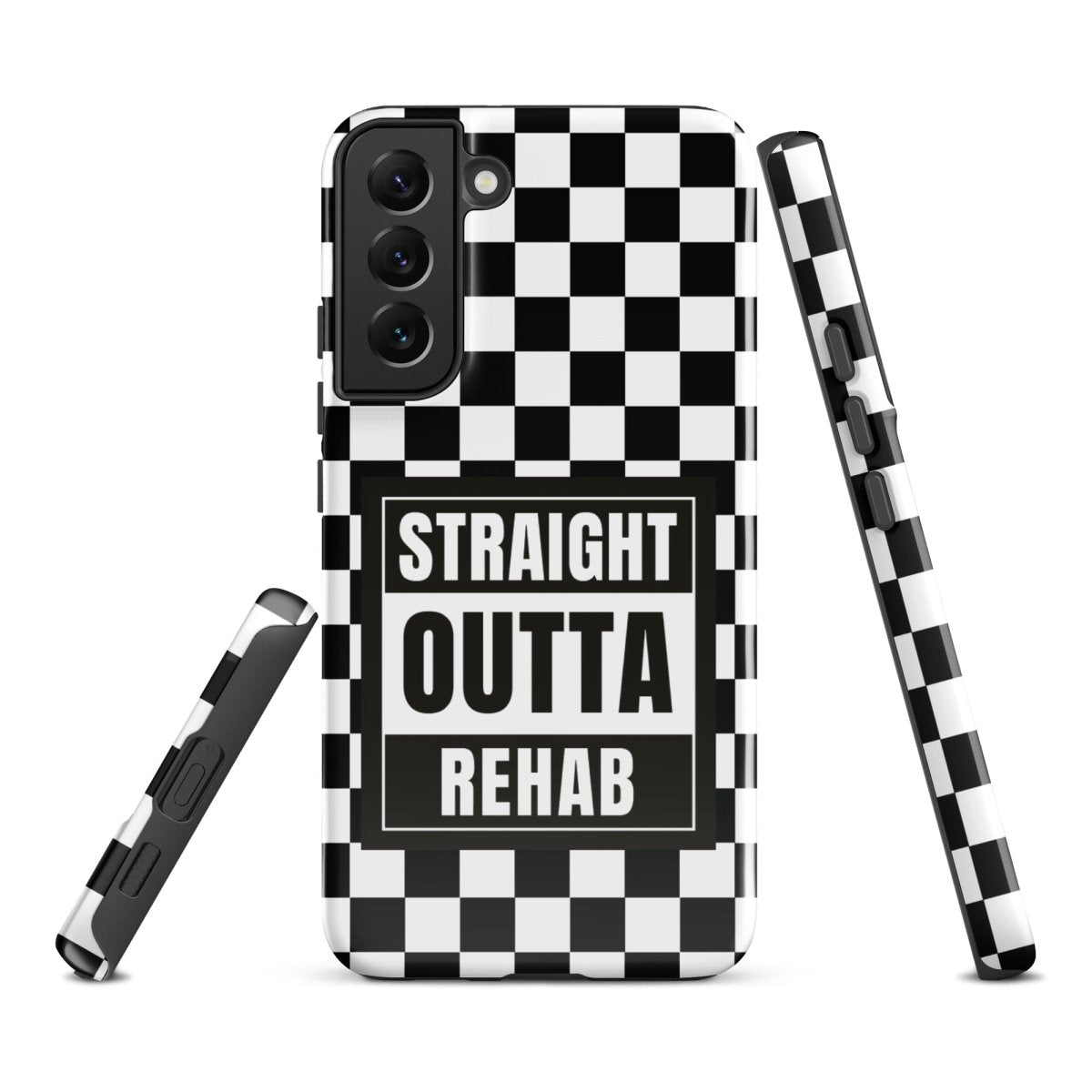 Straight Outta Rehab Recovery Phone Case lifestyle view (view 15)