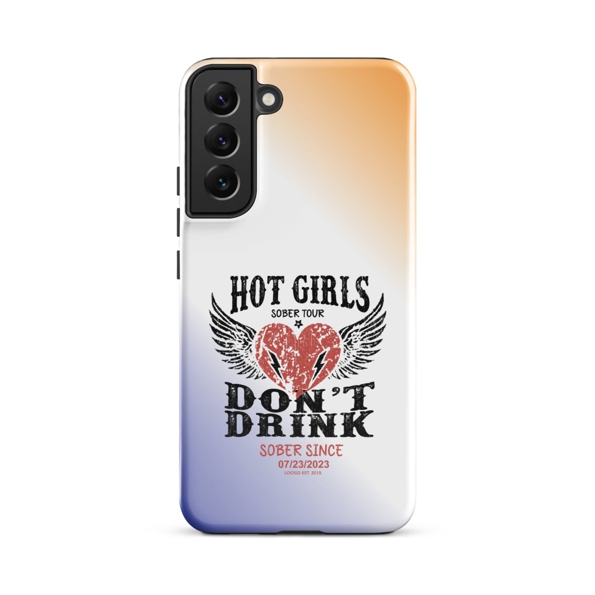 Hot Girls Don't Drink Recovery Phone Case fit detail (view 9)