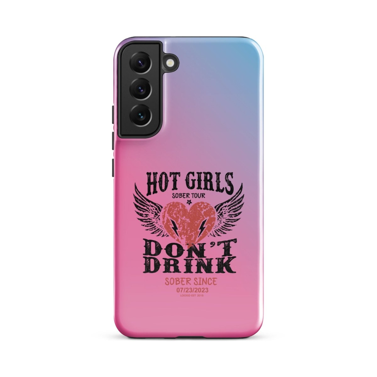 Hot Girls don't Drink Recovery Phone Case fit detail (view 9)
