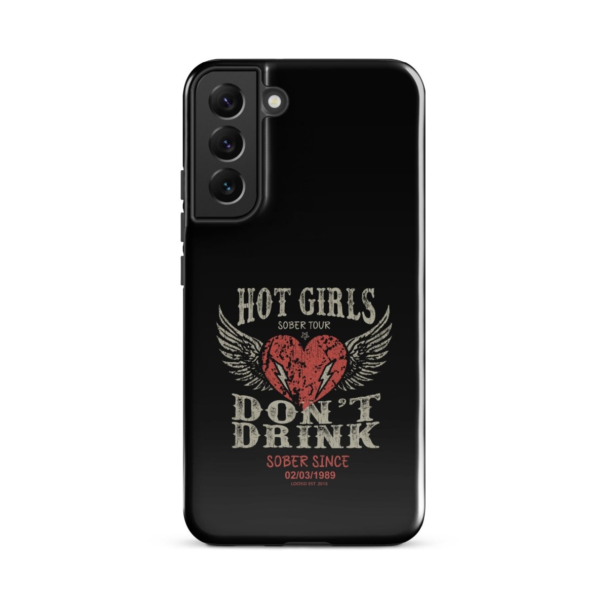 Hot Girls Don't Drink Recovery Phone Case fit detail (view 9)