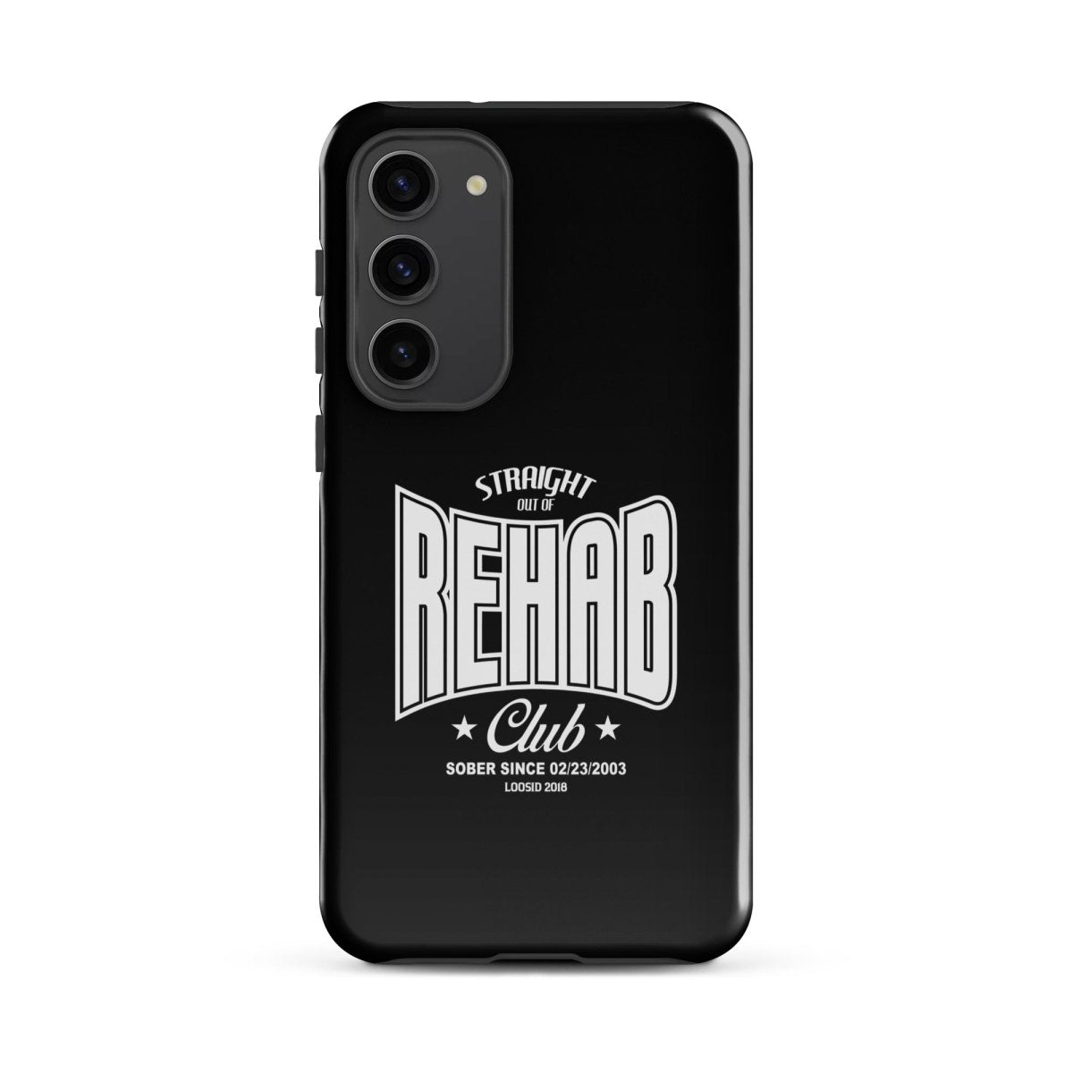 Straight Out of Rehab Recovery Phone Case close-up view (view 12)