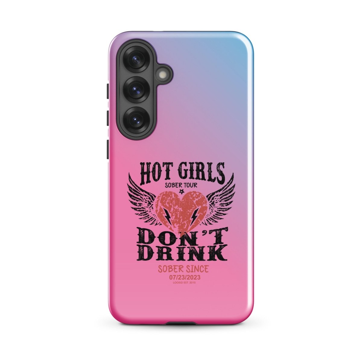 Hot Girls don't Drink Recovery Phone Case fit detail (view 19)