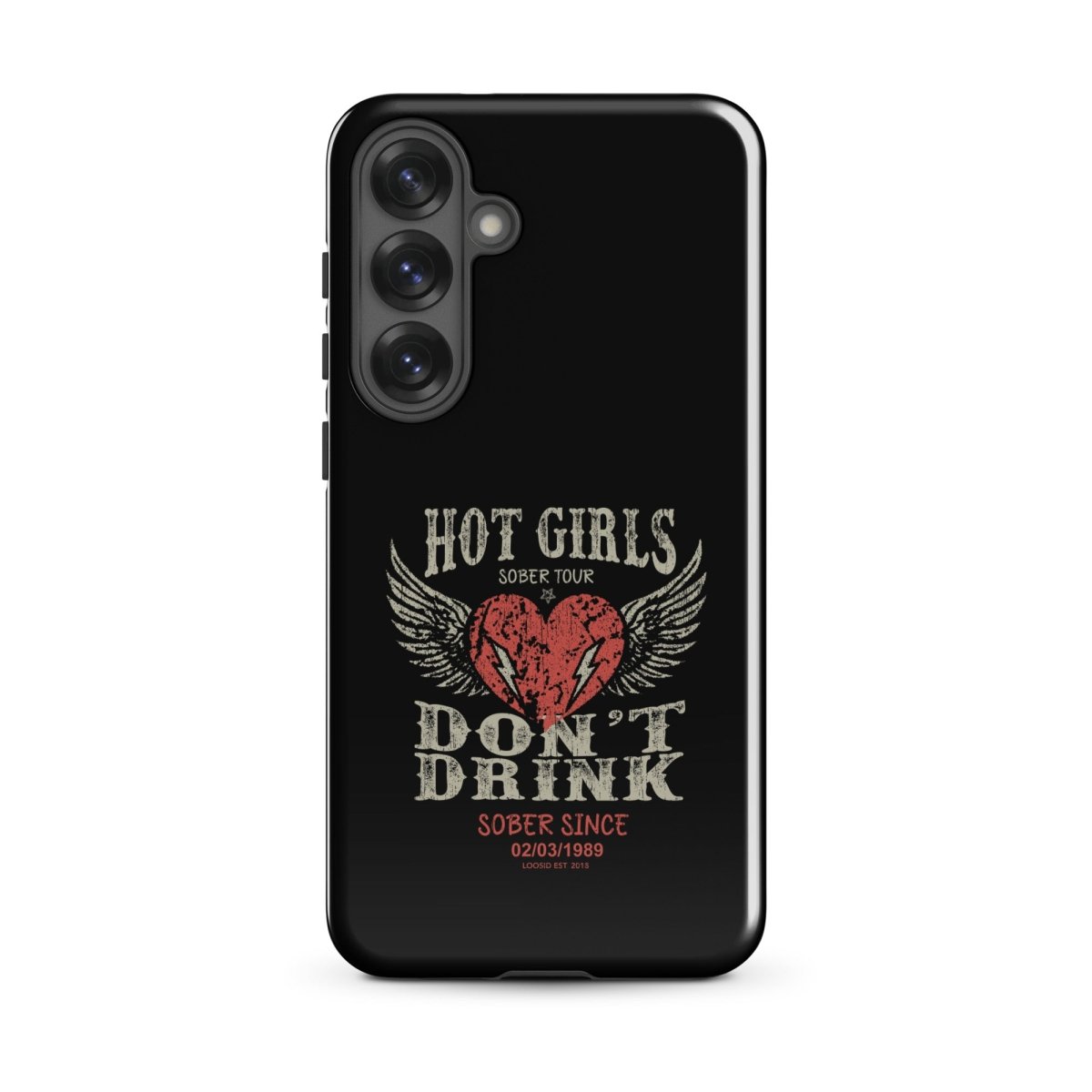 Hot Girls Don't Drink Recovery Phone Case fit detail (view 19)