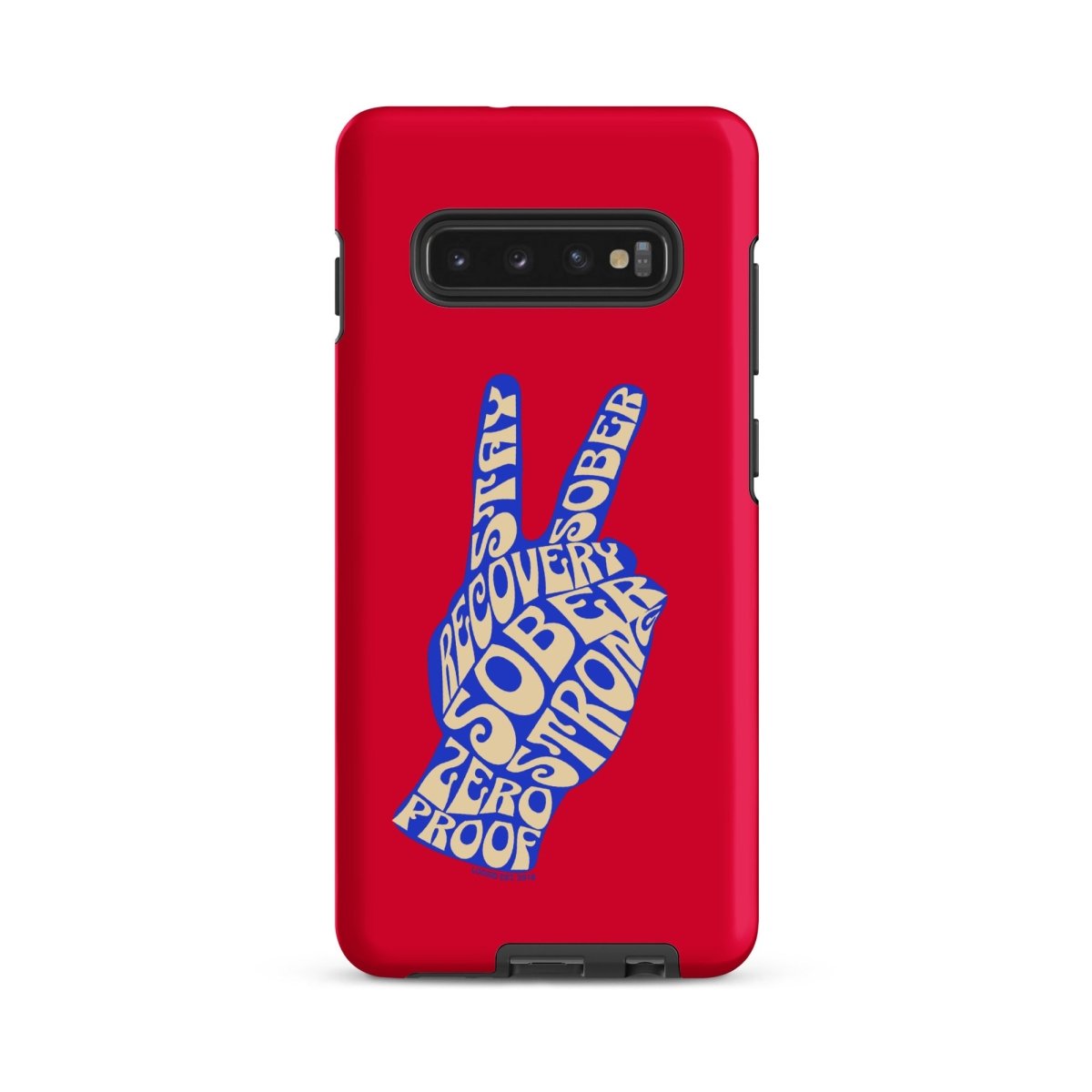 Peace & Sober Recovery Phone Case lifestyle view (view 5)