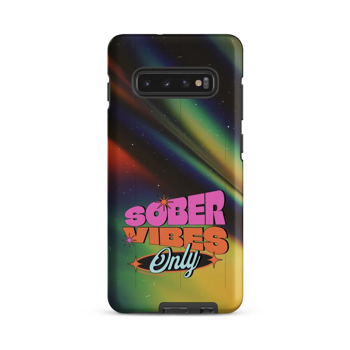 Sober Vibes Recovery Phone Case graphic detail (view 4)