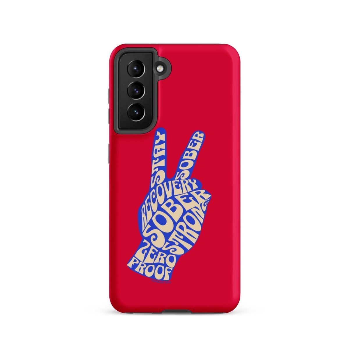 Peace & Sober Recovery Phone Case product photo (view 10)