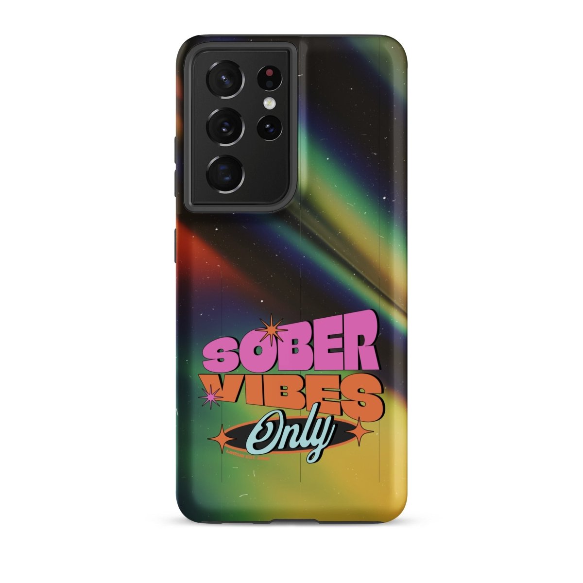 Sober Vibes Recovery Phone Case close-up view (view 12)