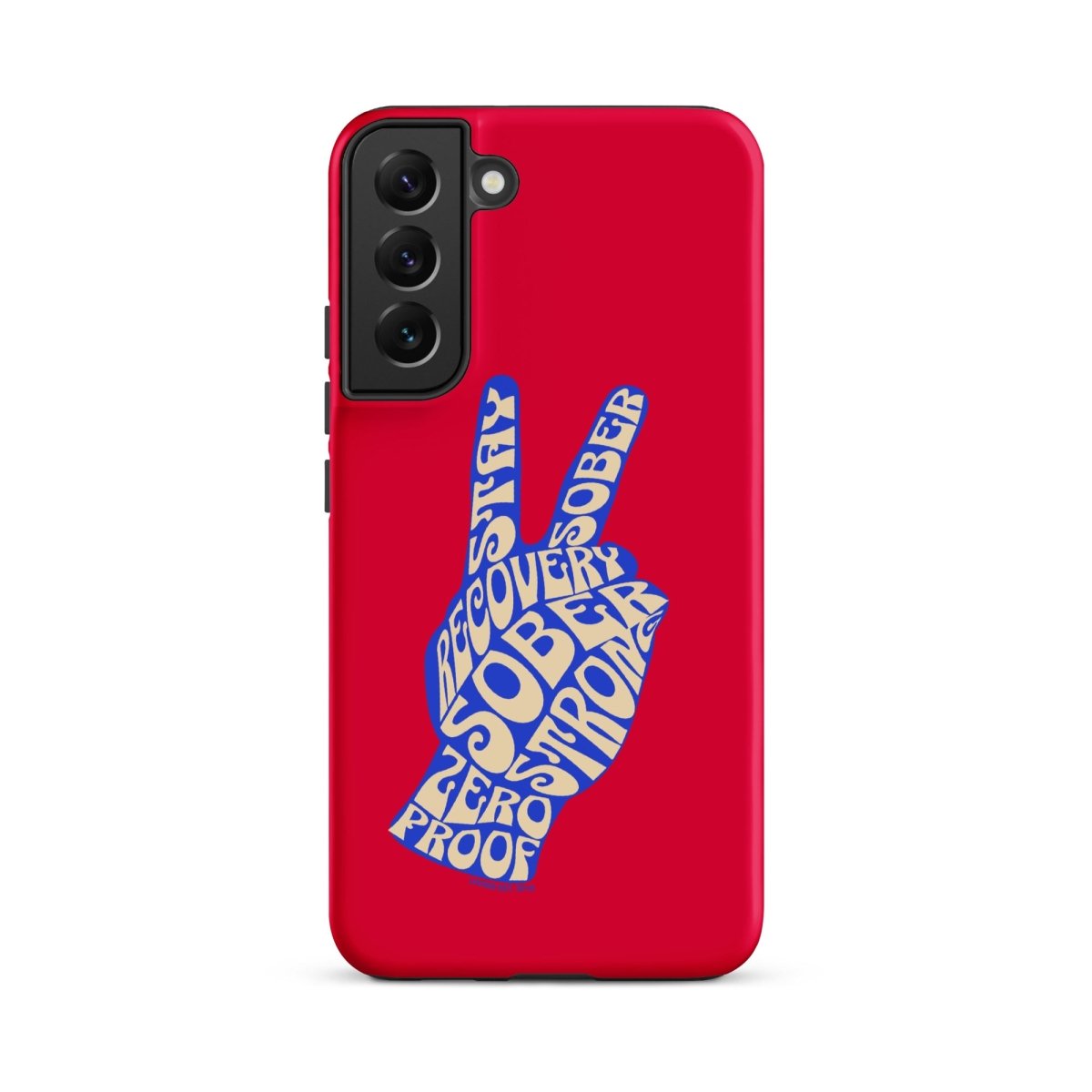Peace & Sober Recovery Phone Case lifestyle view (view 15)
