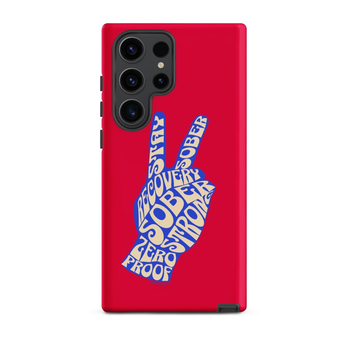 Peace & Sober Recovery Phone Case fit detail (view 19)