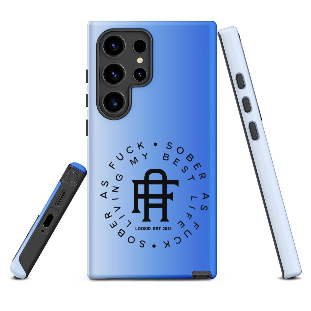 Living My Best Life Recovery Phone Case flat lay styled image (view 3)