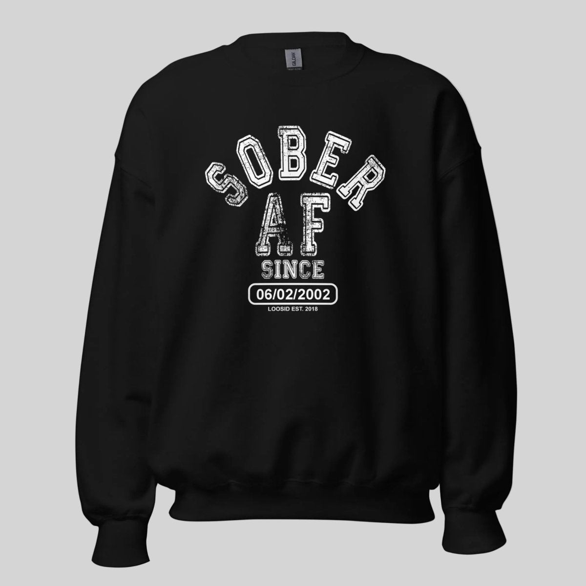 Sobriety Recovery Hoodie side view (view 6)