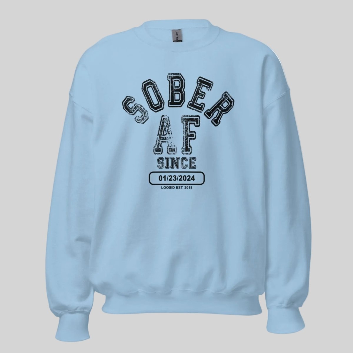 Sobriety Recovery Hoodie close-up view (view 22)