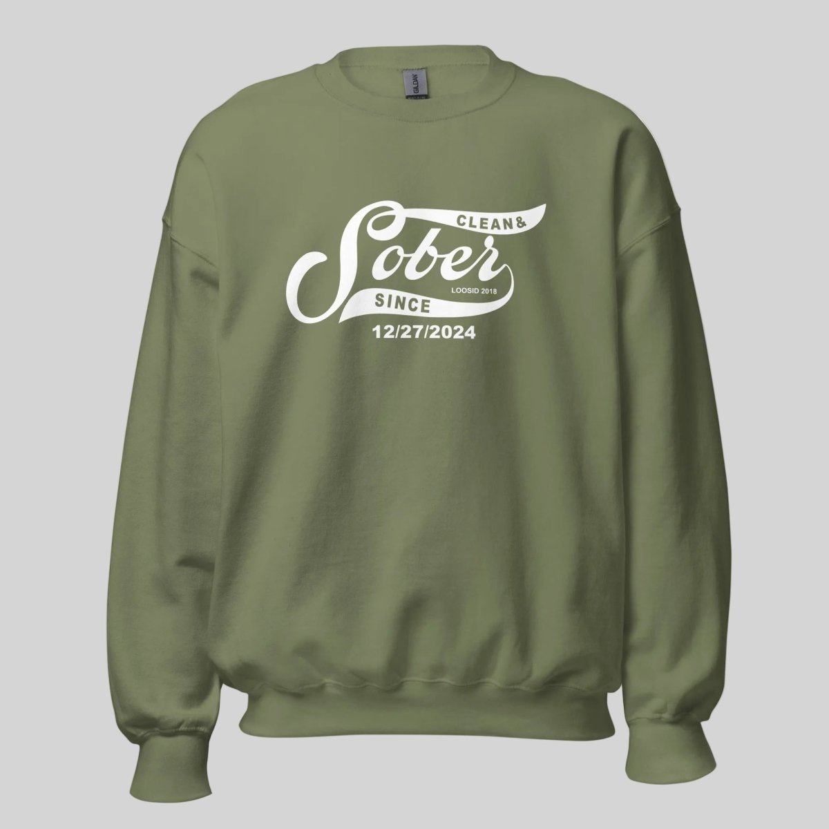 Sober Since Recovery Hoodie graphic detail (view 14)