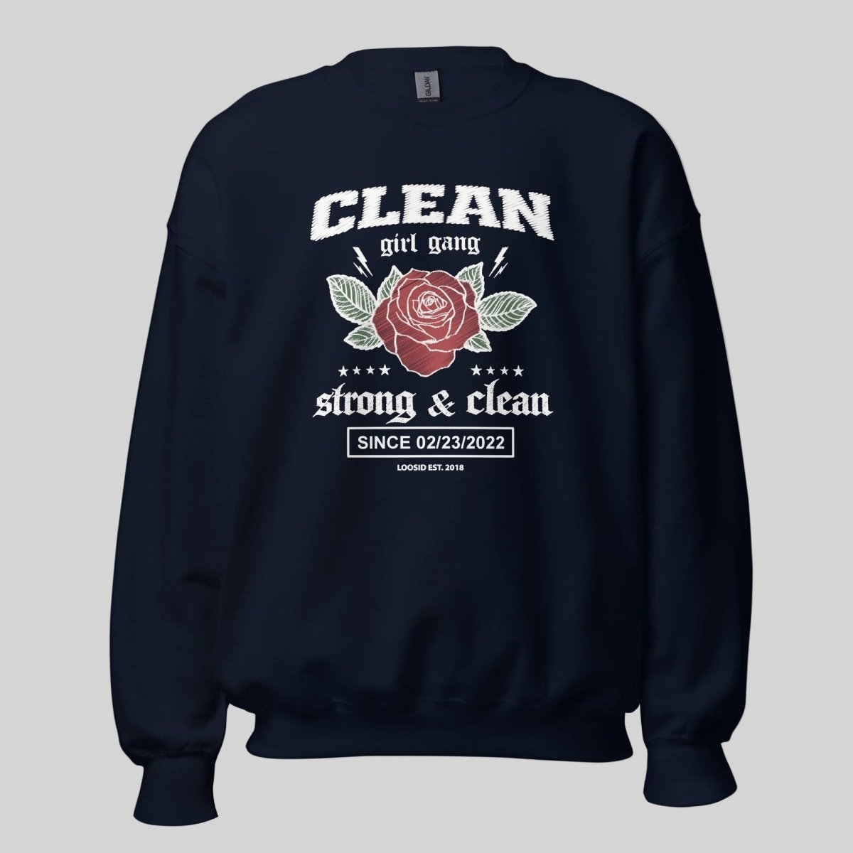 Strong & Clean Personalized Recovery Recovery Hoodie side view (view 6)