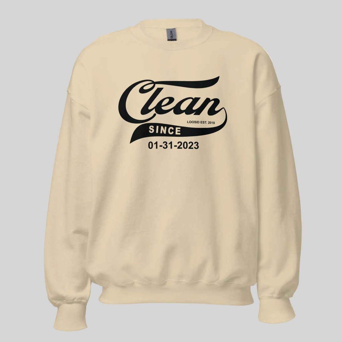Clean Since Recovery Hoodie side view (view 26)